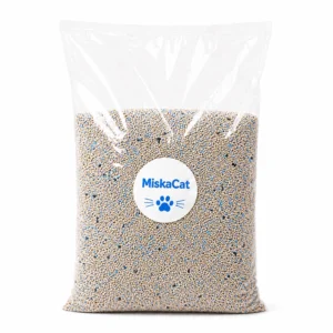 Arena granulada perfumada con carbón activado